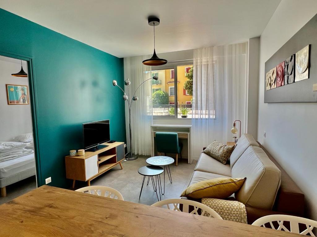 Bd Grosso Apt 4 Prs, 300M Plage, Clim, Parking Nice Eksteriør bilde