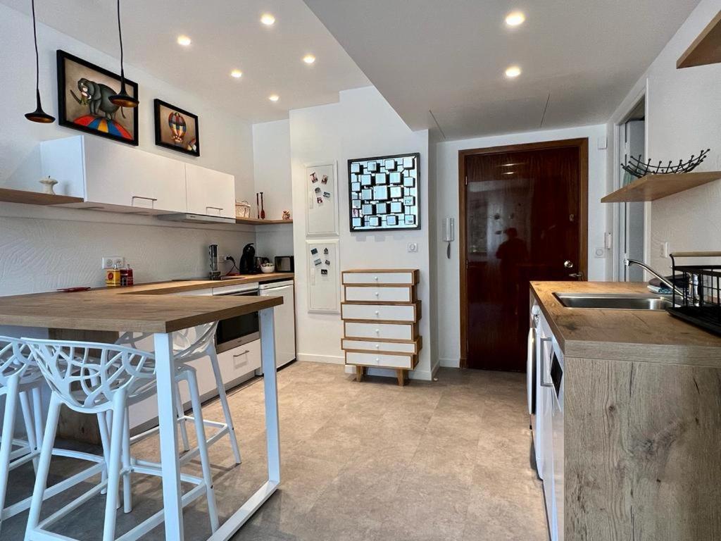 Bd Grosso Apt 4 Prs, 300M Plage, Clim, Parking Nice Eksteriør bilde