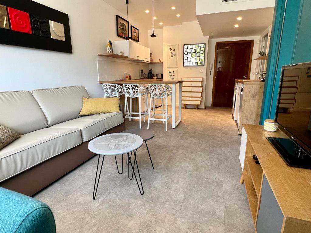 Bd Grosso Apt 4 Prs, 300M Plage, Clim, Parking Nice Eksteriør bilde