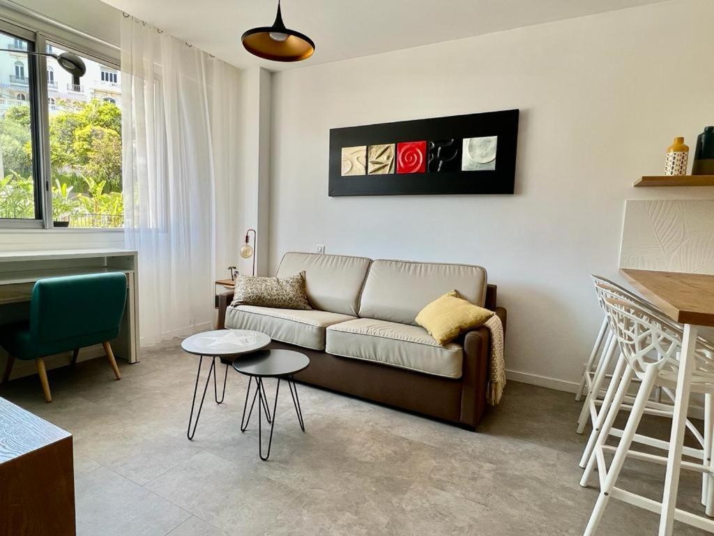 Bd Grosso Apt 4 Prs, 300M Plage, Clim, Parking Nice Eksteriør bilde
